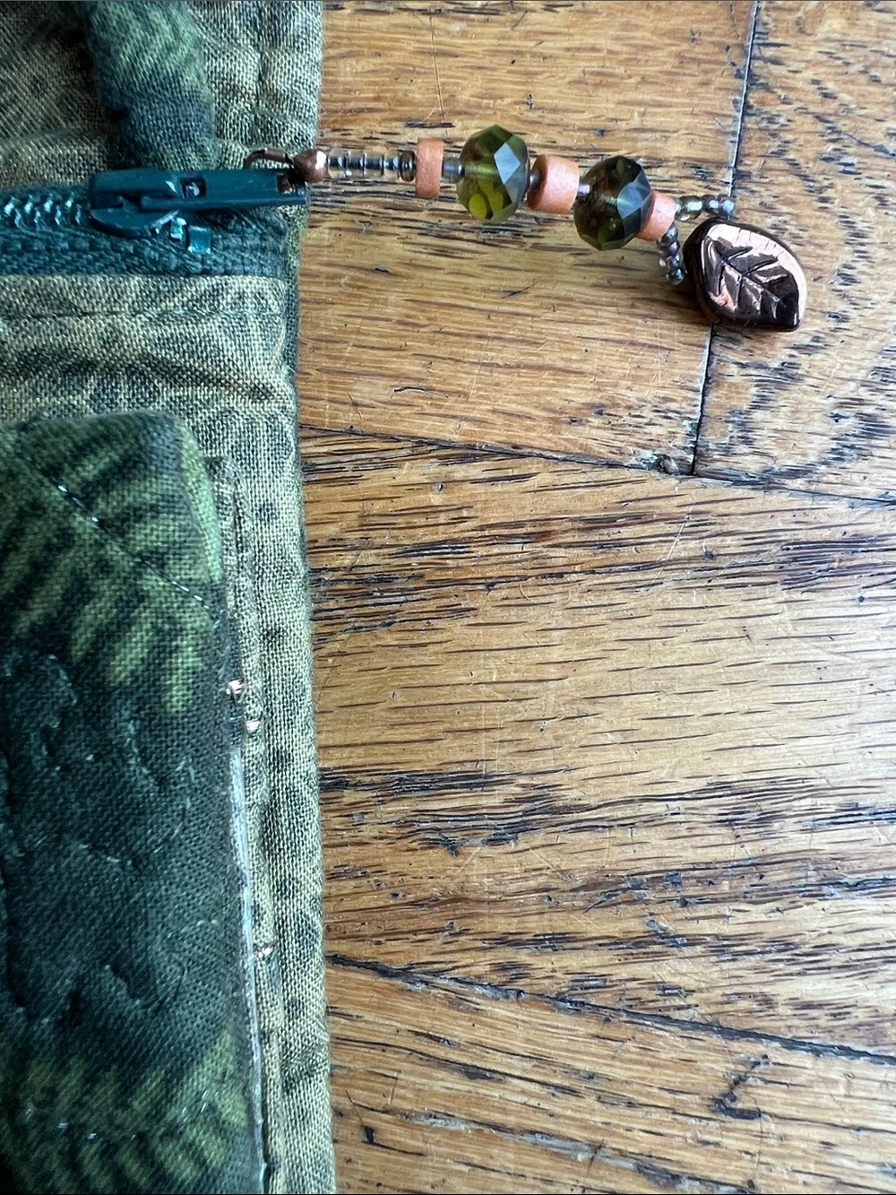Olive earthy fern Patterned Fold-Over Wallet Clutch - Unbranded